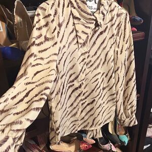 Animal Print Blouse